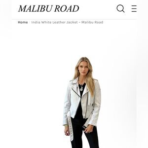 Malibu Road  INDIA Leather Moto Jacket